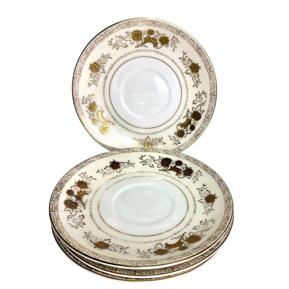 Harmony House "Gold Crest" Japan 6" Plates – Set of 4